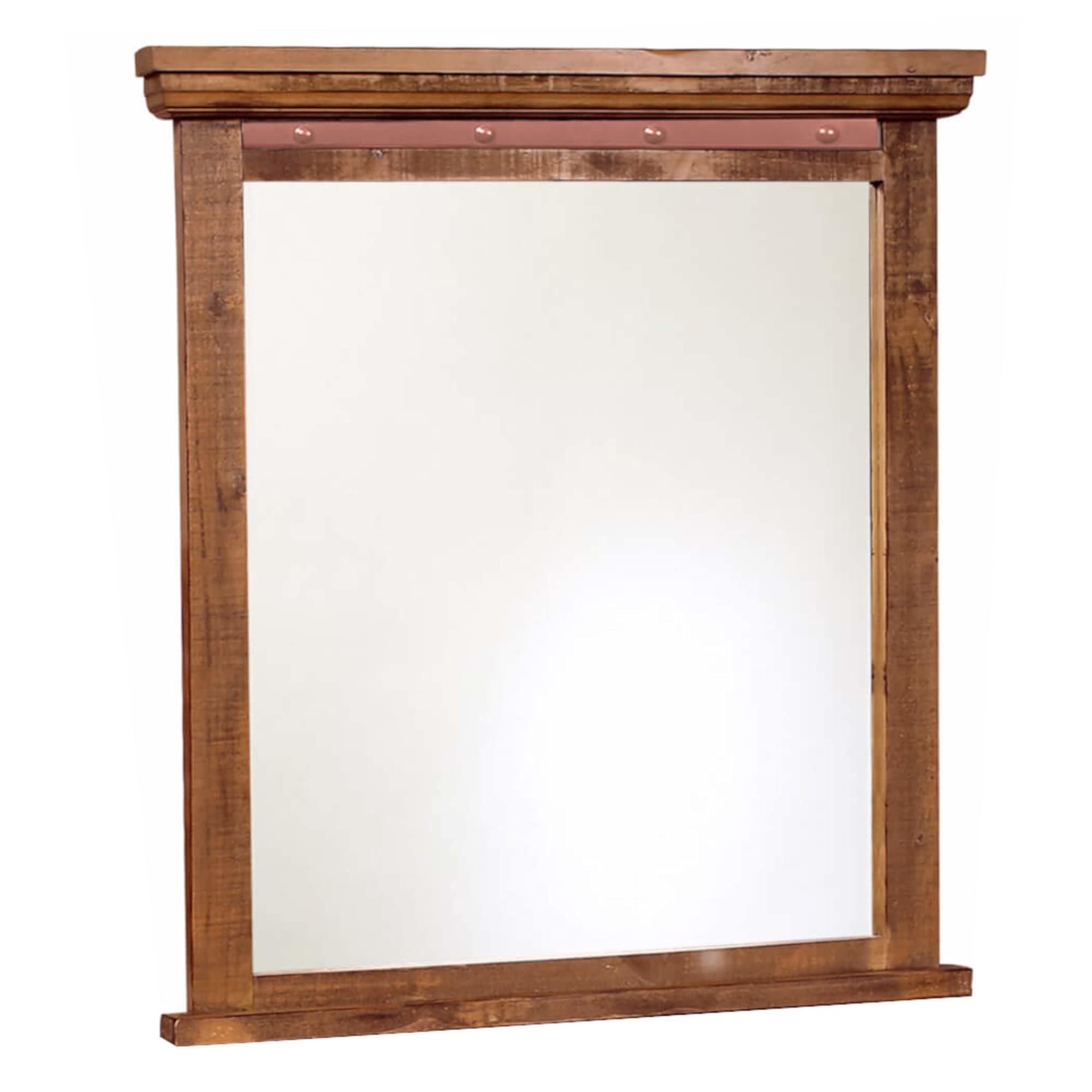 Sunset Trading Rustic City Mirror| Industrial Metal Accents