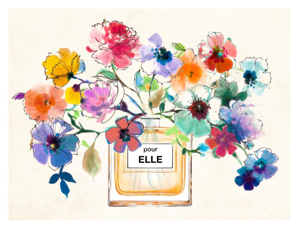 Perfume Bouquet-Paper Art-18x14”