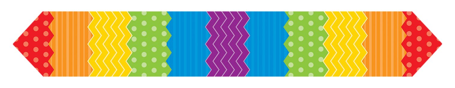 Printed Dots & Stripes Table Runner