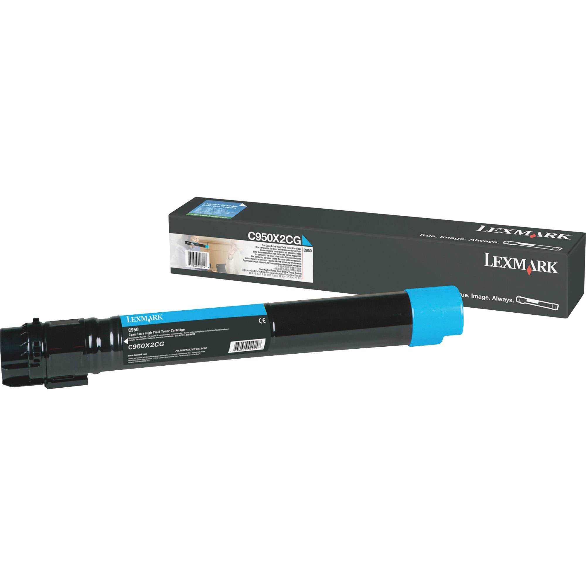 LEXMARK BR C950DE 1-HI YLD CYAN TONER, 22k yield