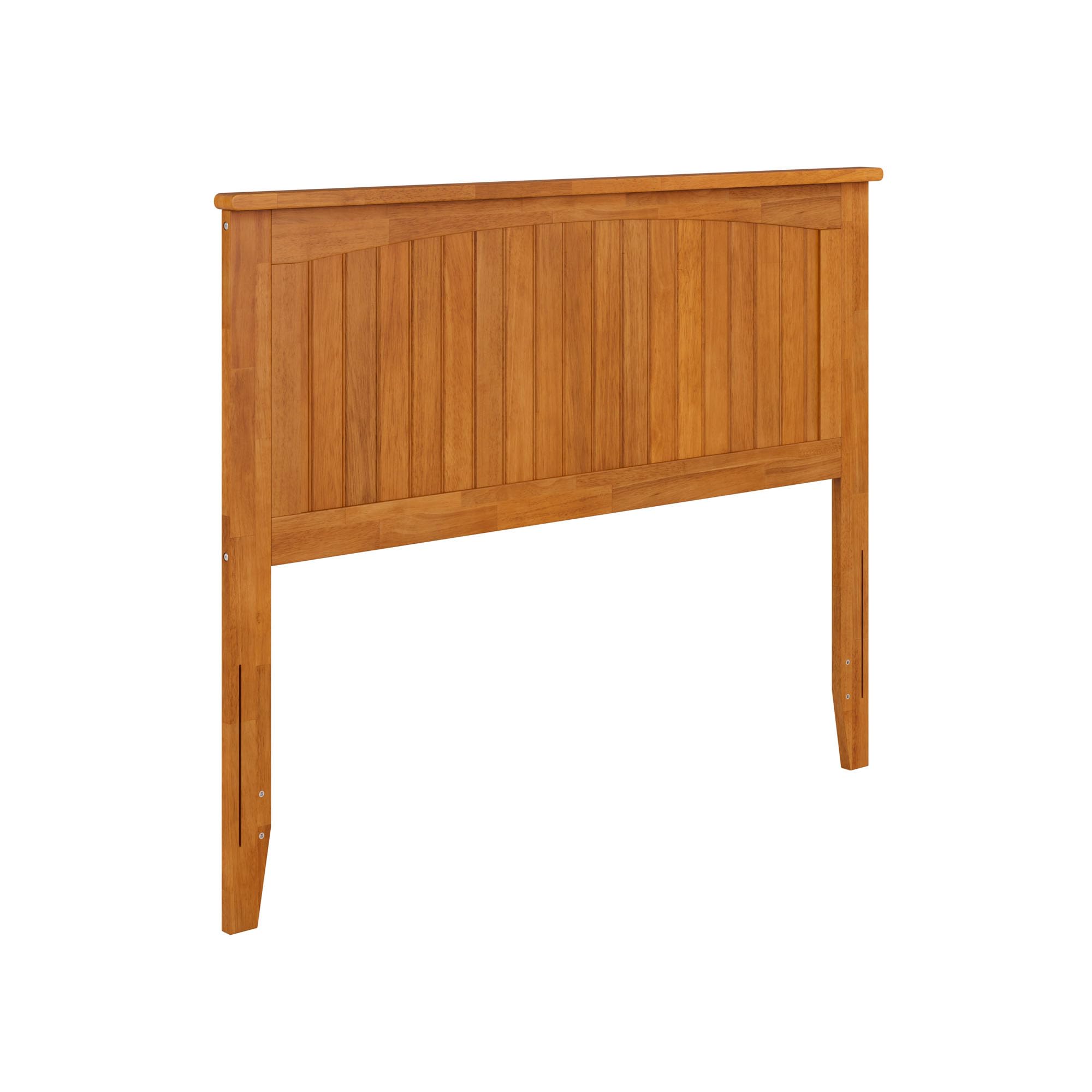 Nantucket Full Solid Wood Panel Headboard in Light Toffee