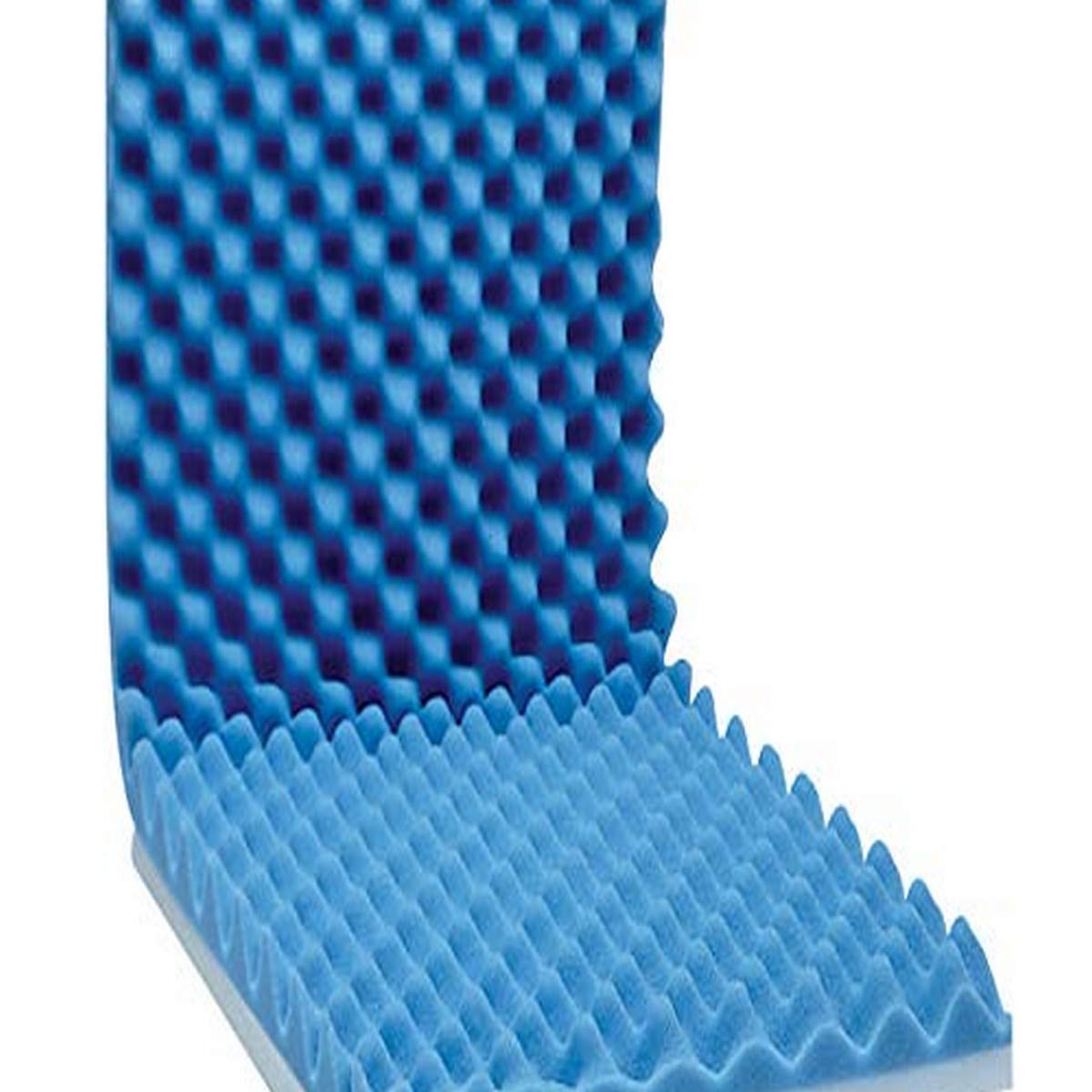 Graham-Field 7-1999E Lumex Foam Wheelchair Cushion With Back Support, 2 Thick, 18 X 16