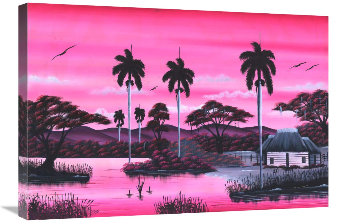 Jumby Village 4-Canvas Art-30x20”