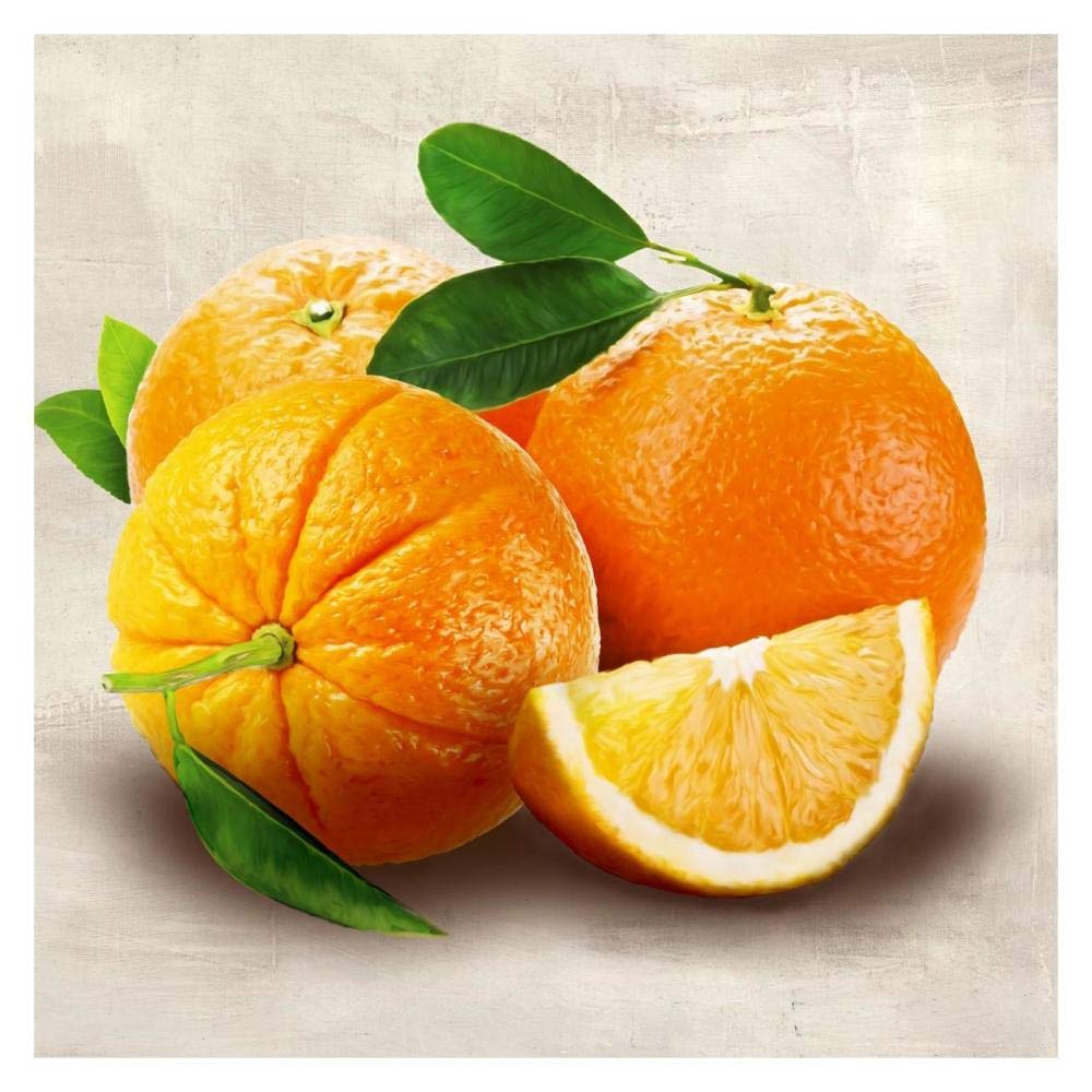 Oranges-Paper Art-32x32”