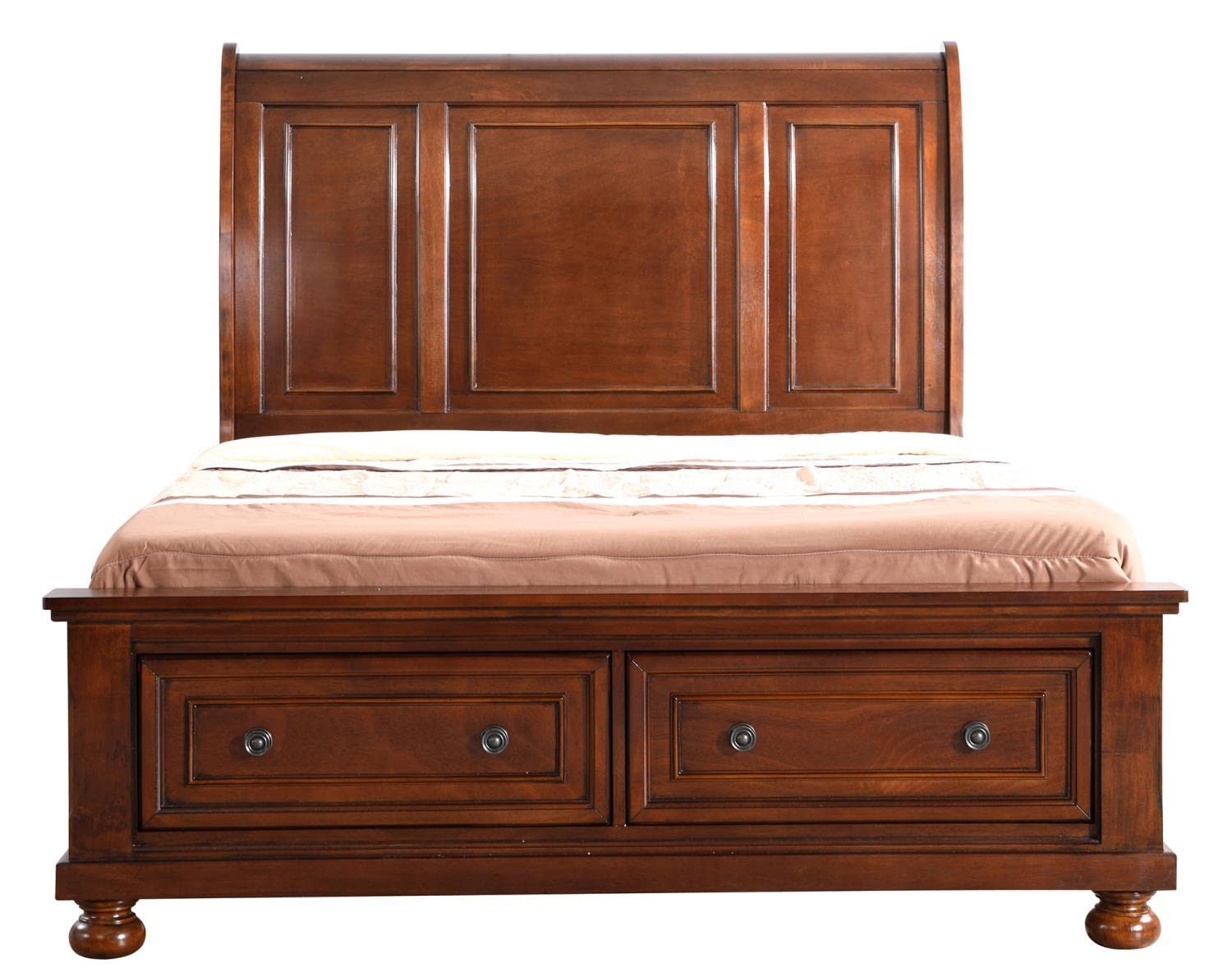 Meade Cherry Full Panel Beds