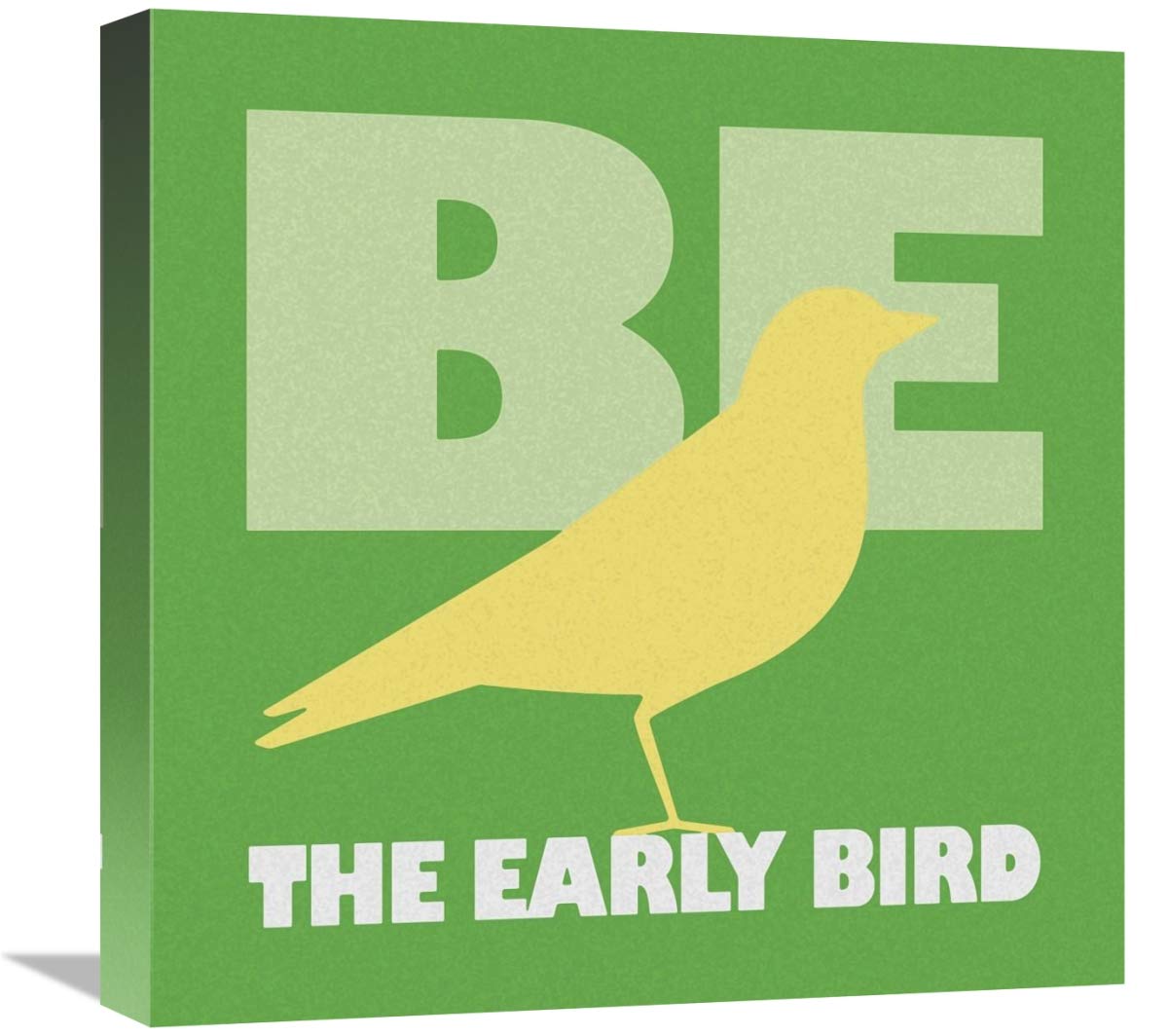 Morning Sentiments - Early Bird-Canvas Art-18x18”