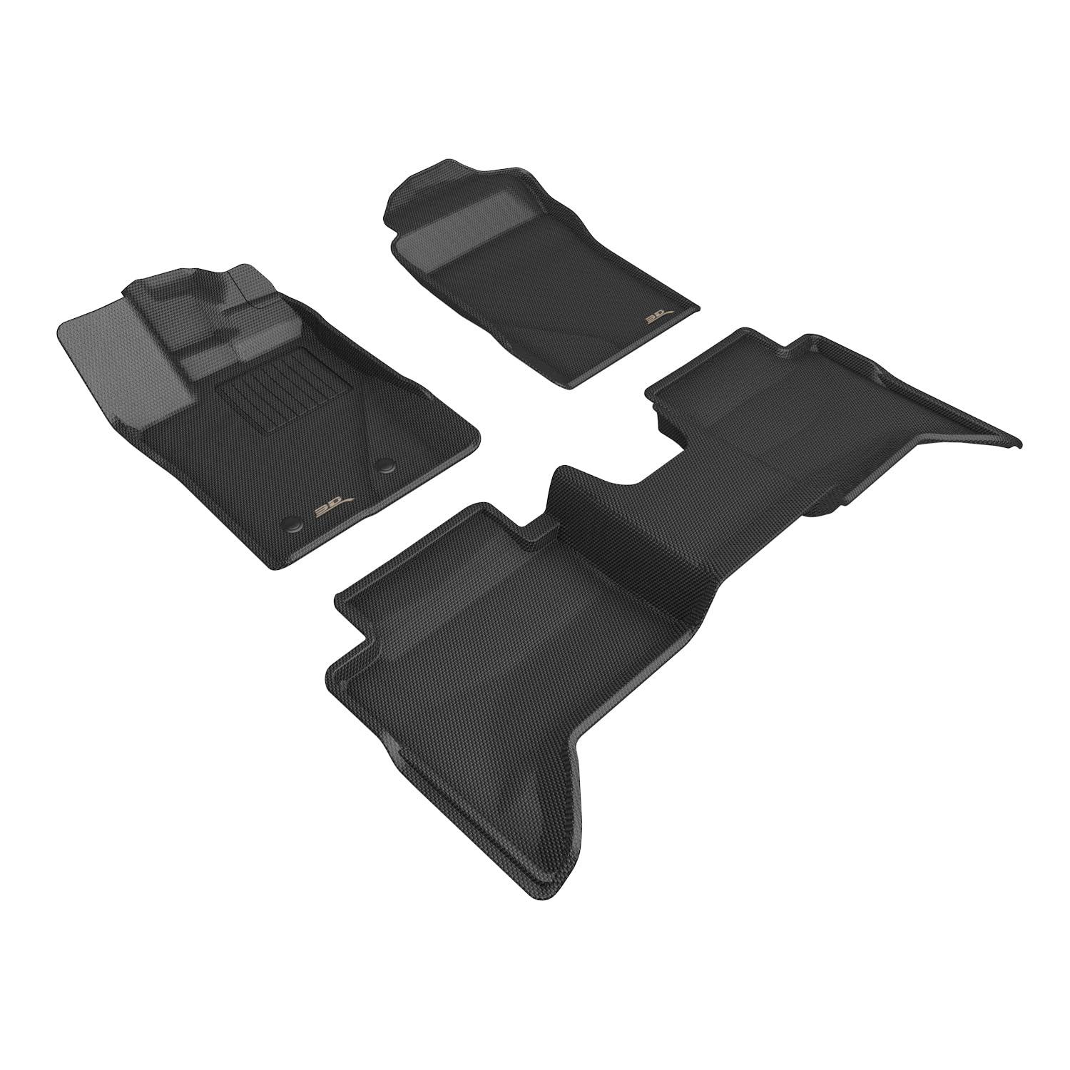 3D MAXpider Compatible with FORD RANGER SUPERCREW 2025-2026 KAGU BLACK R1 R2