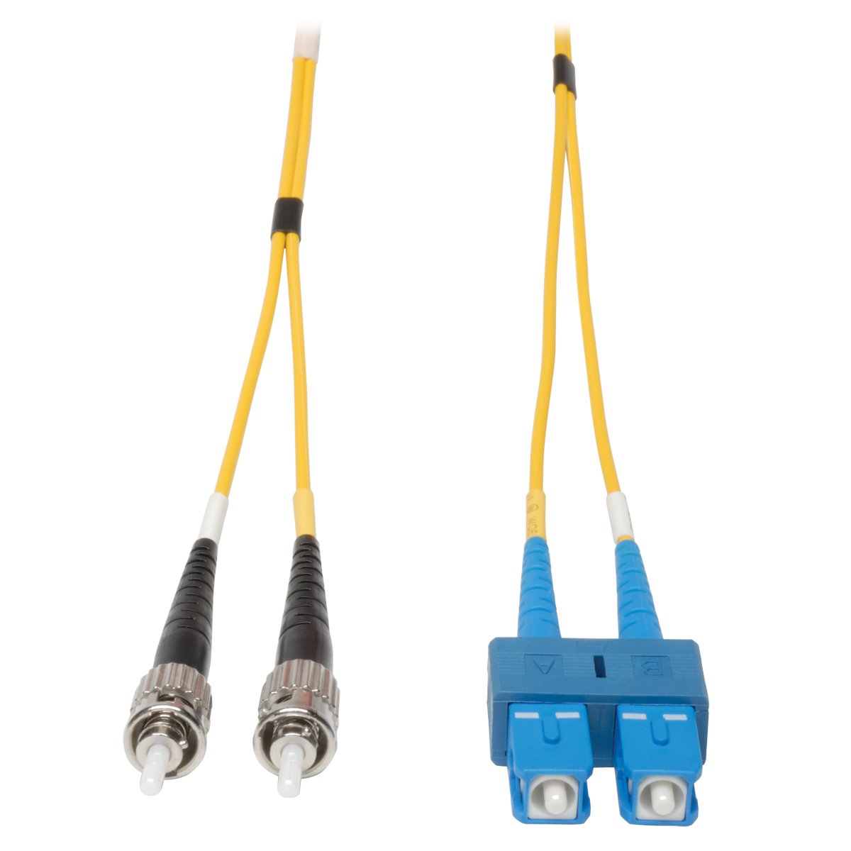 1M FIBRE OPTIC SC/ST 8.3/125 DUPLEX SMF PATCH CABLE