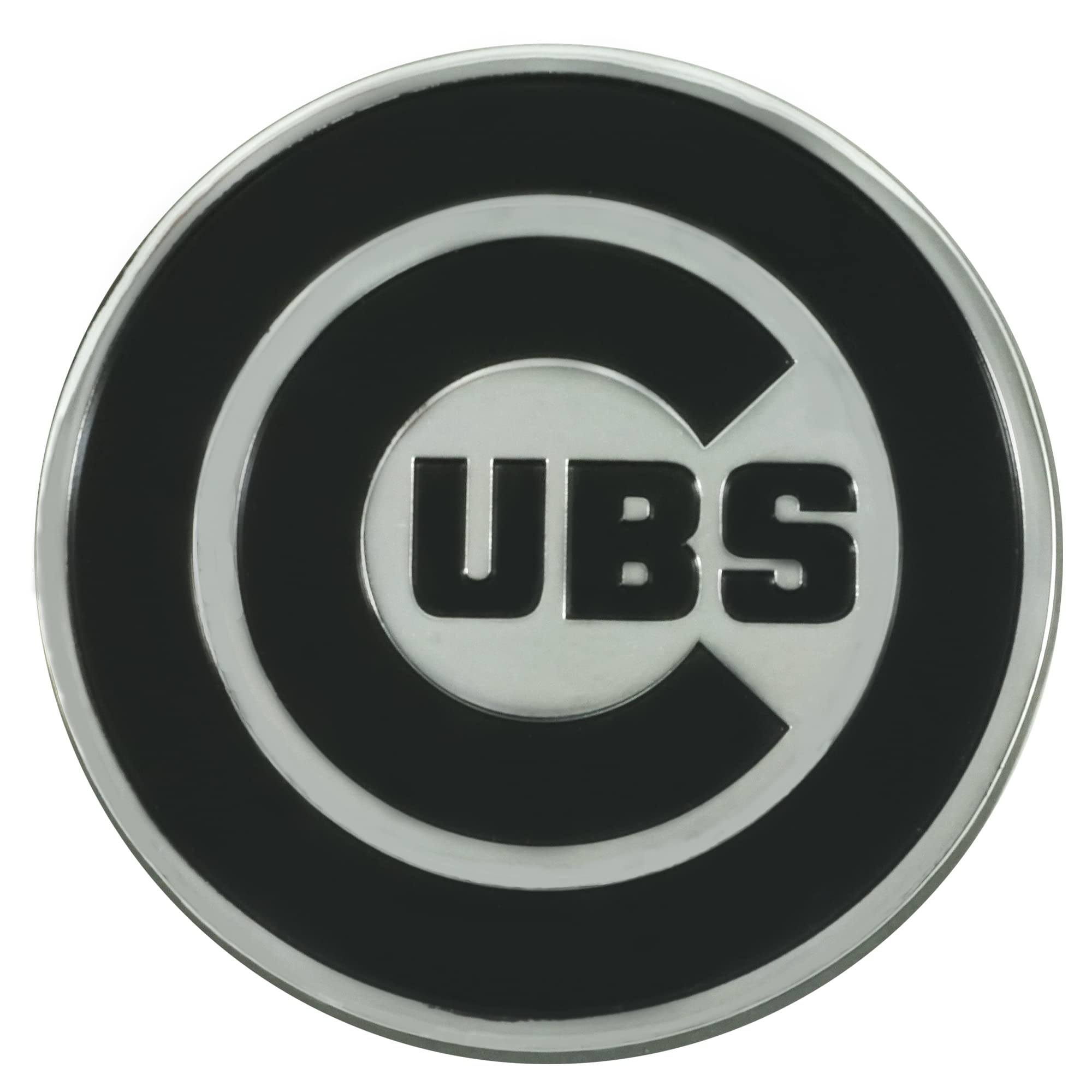 Fanmats 26539 Chicago Cubs 3D Chrome Metal Auto Emblem
