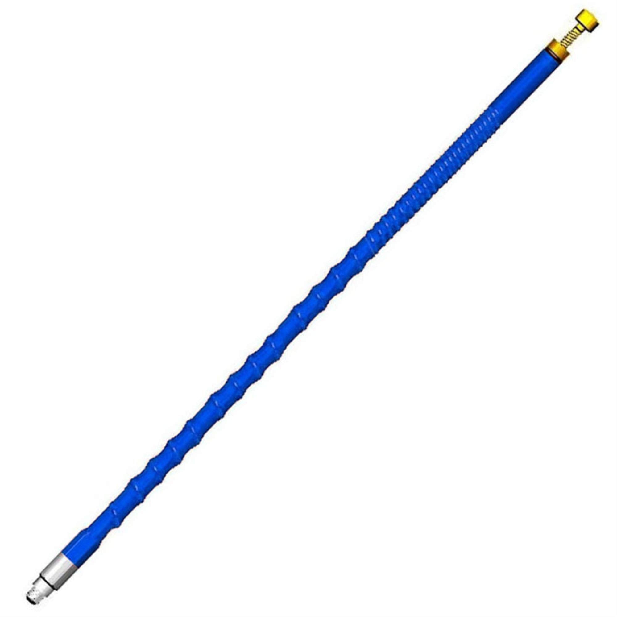 FIRESTIK - FS3-BL 3 FOOT HEAVY DUTY 650 WATT TOP LOADED 5/8 WAVE CB ANTENNA WITH 3/8X2” THREADED BASE IN BLUE