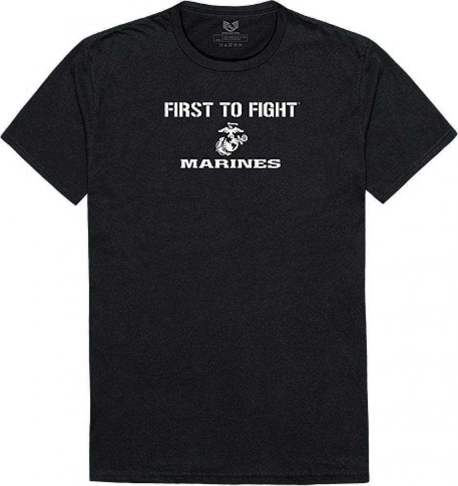 Military Graphic Ts, First 1, Black, L