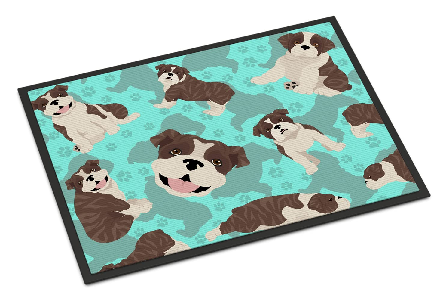 Carolines Treasures Brindle English Bulldog Indoor or Outdoor Mat 24x36