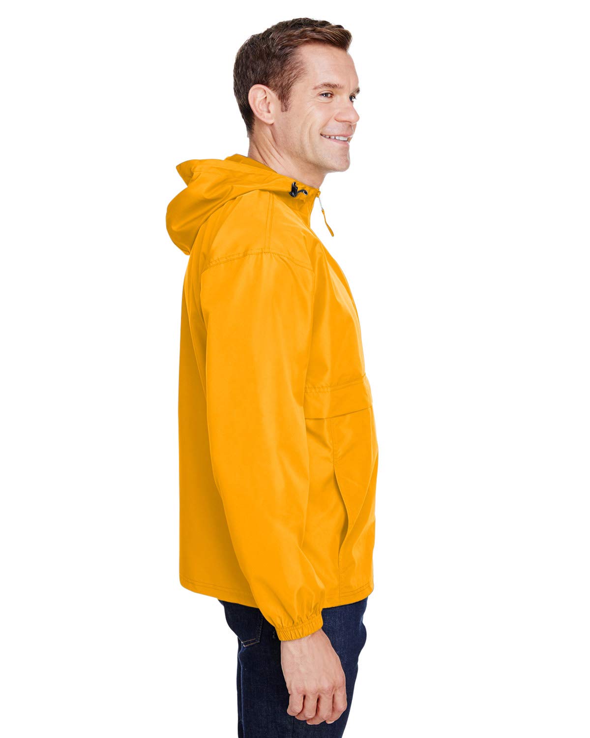 Champion Packable Quarter-Zip Jacket - Gold, XL