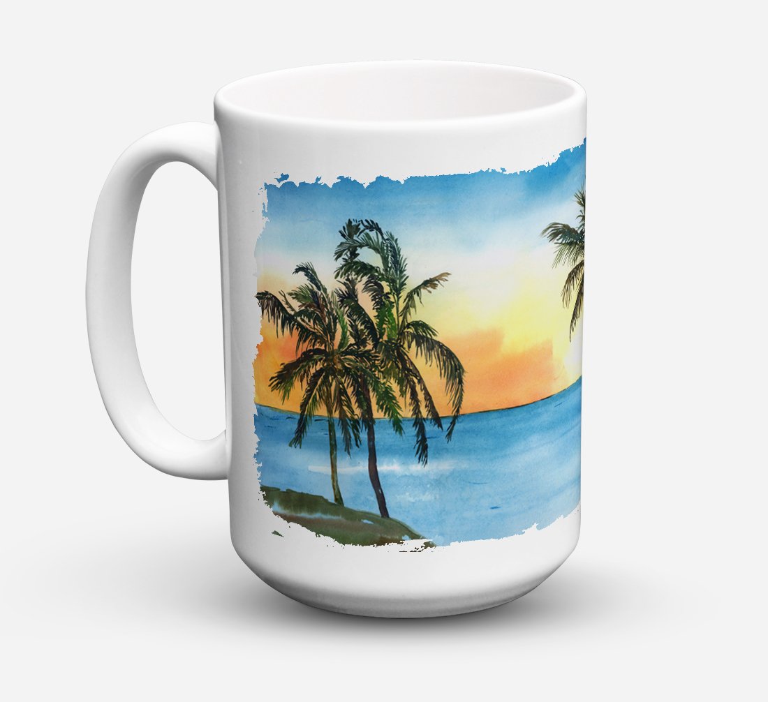 Palm Tree Coffee Mug 15 oz