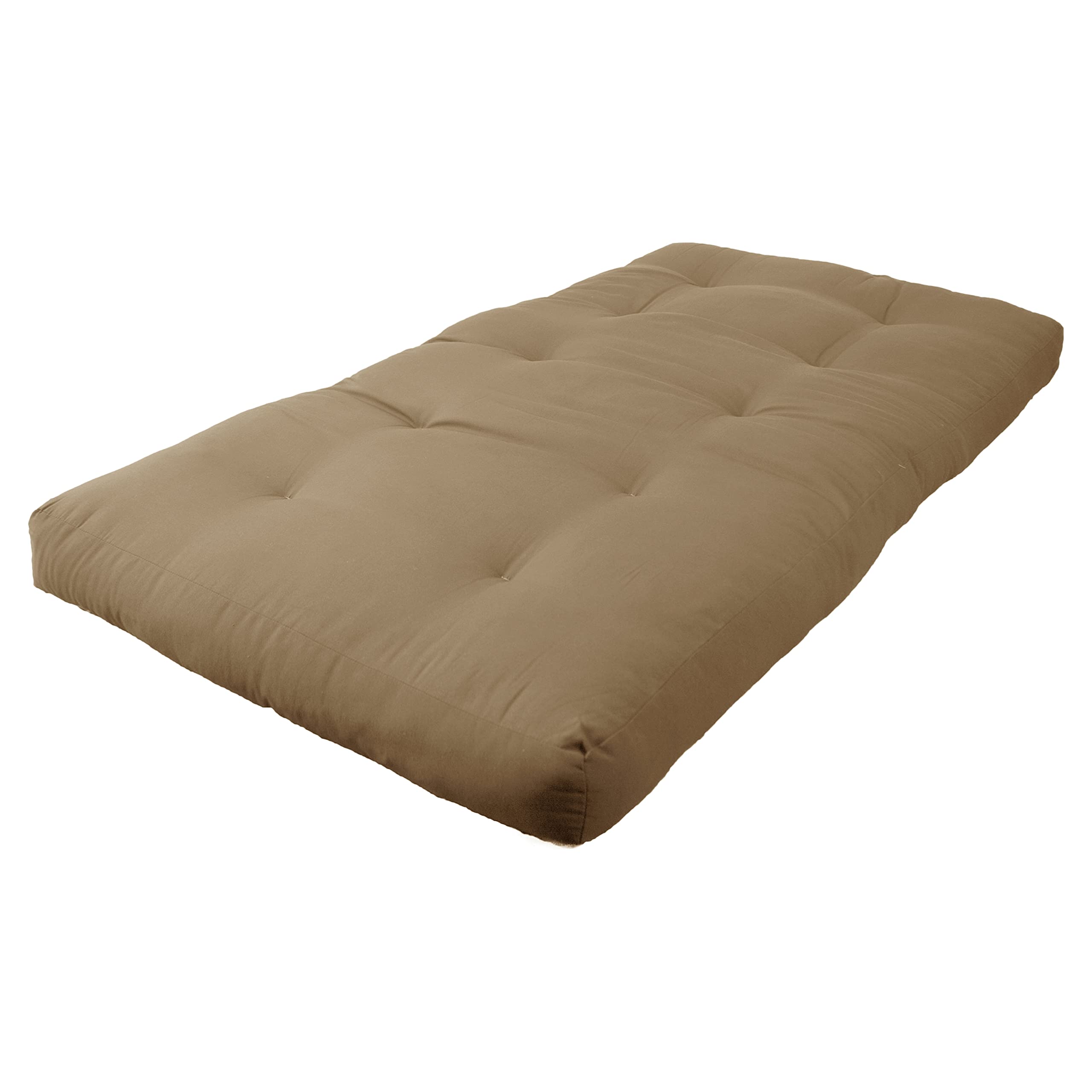 Blazing Needles Renewal 6-inch Twill Twin-size Futon Mattress - Toffee - Toffee