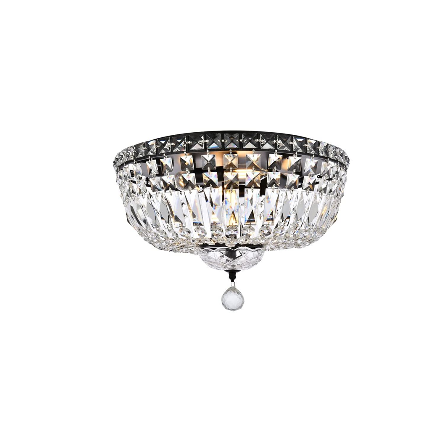 Tranquil 20 inch black flush mount