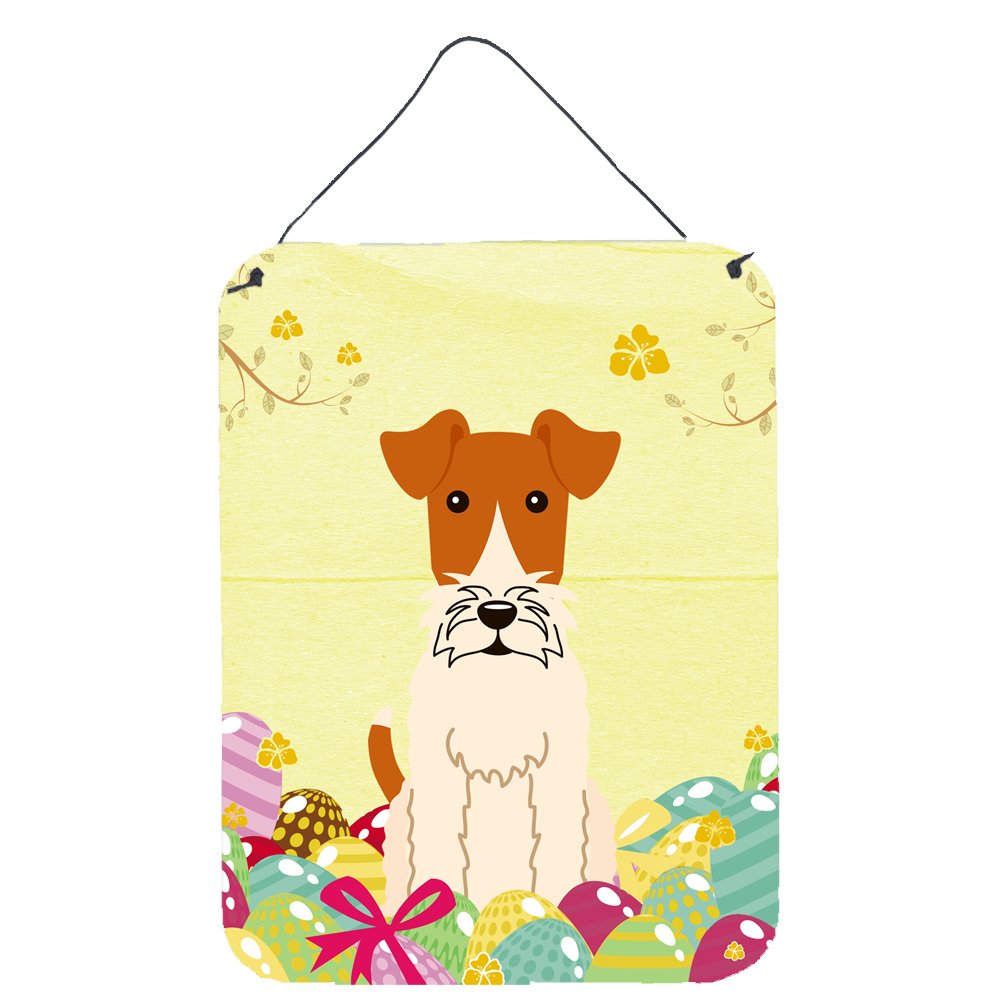 Easter Eggs Design with Dog Wall or Door Hanging Prints