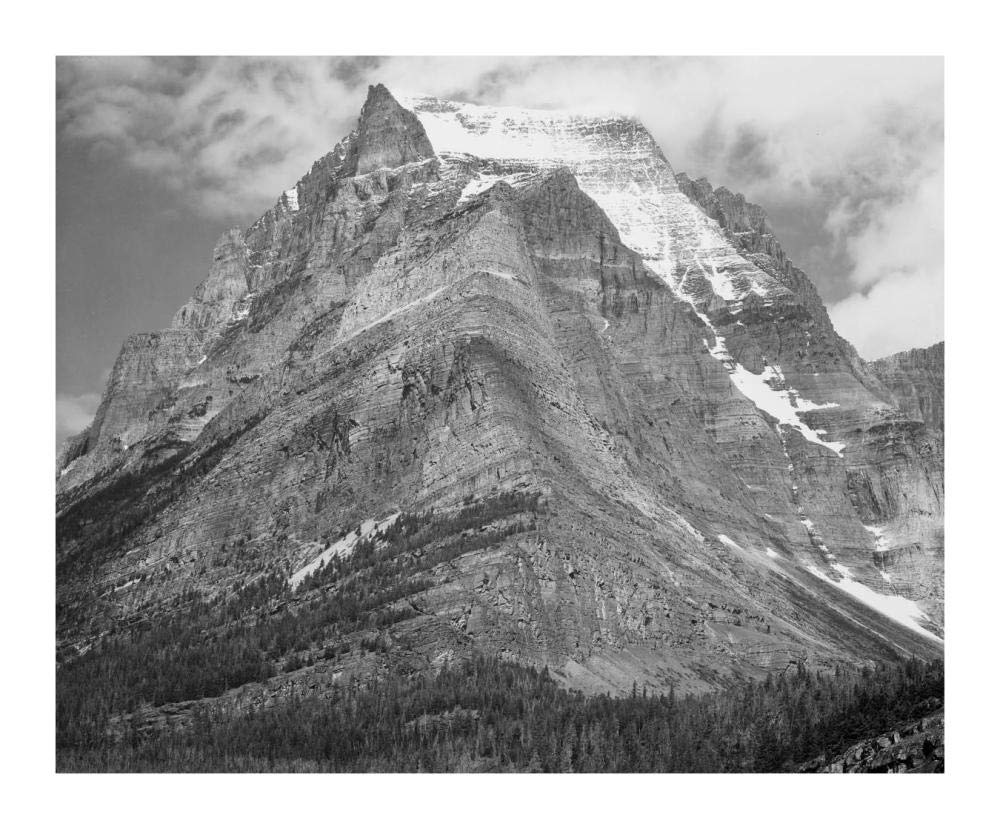 Going-to-the-Sun Mountain, Glacier National Park, Montana - National Parks and Monuments, 1941-Paper Art-18x15”