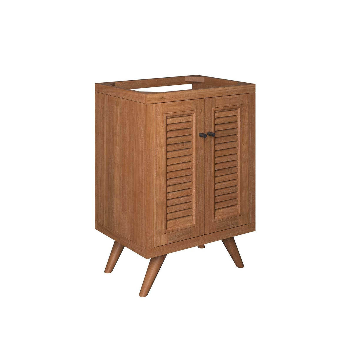 Modway Eei-5086-Nat Birdie 24' Teak Wood Bathroom Vanity Cabinet (Sink Basin Not Included), Natural
