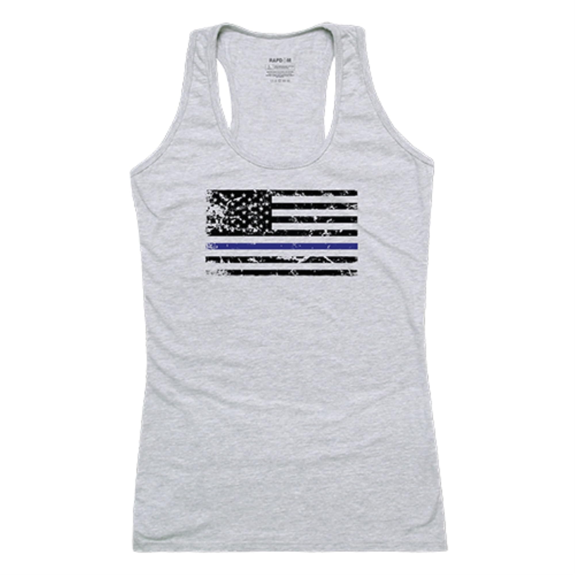 Womens Graphic Tank,ThinBlueLine,HGY, L