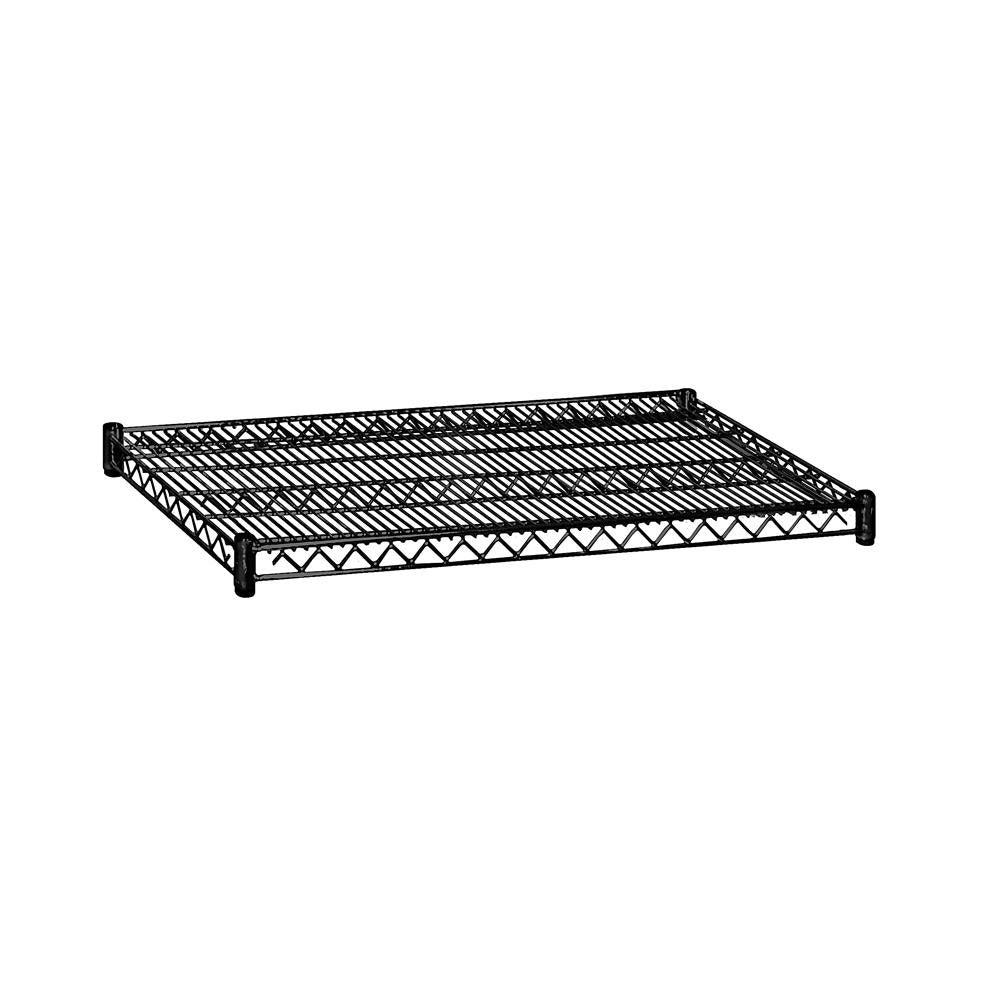 Additional Shelf - for Wire Shelving - 36 Inches Wide - 24 Inches Deep - Black