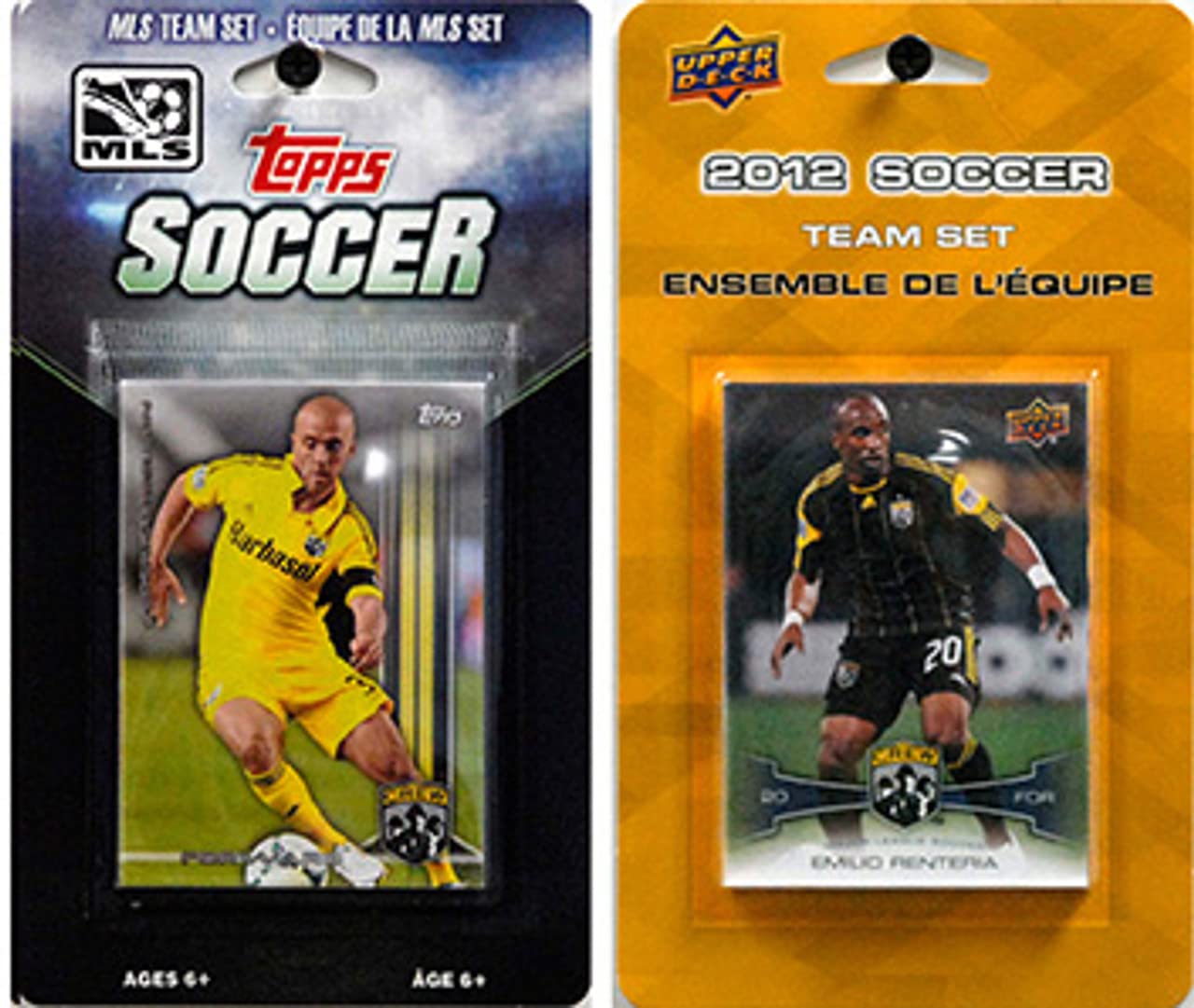 MLS Columbus Crew 2 Different Licensed Trading Card Team Sets