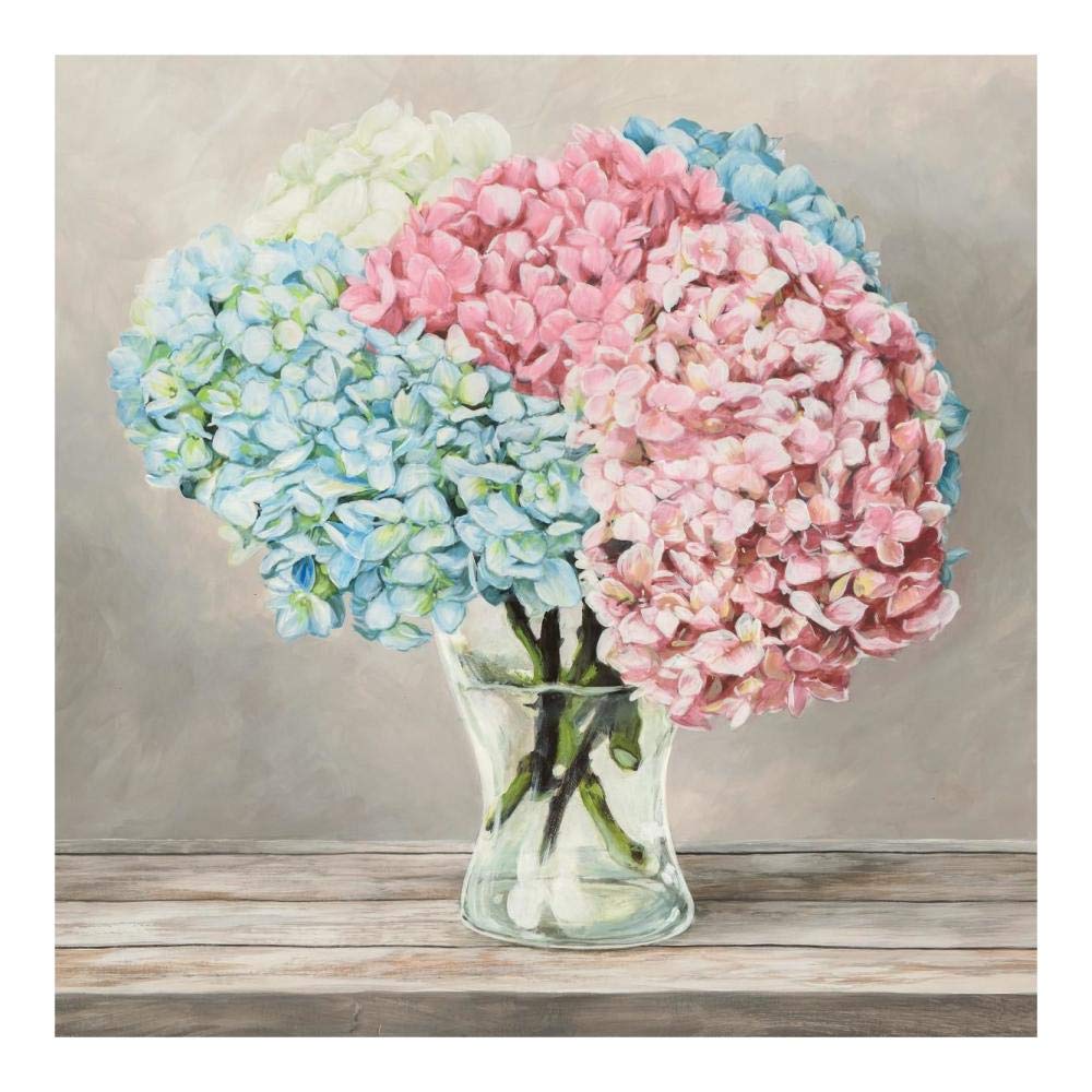 Fleurs et Vases Blanc II-Paper Art-20x20”