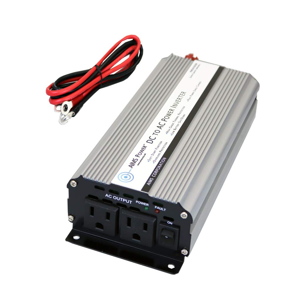 AIMS 800 watt Power Inverter with Cables