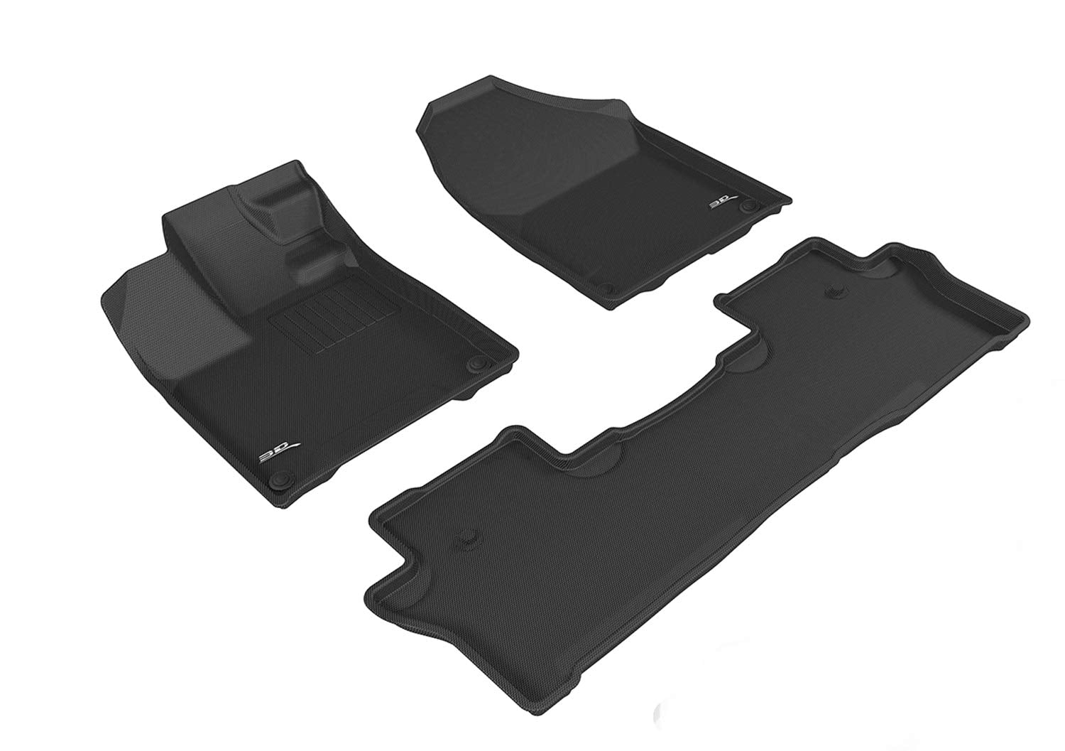 3D MAXpider HONDA PILOT 2016-2022 / PASSPORT 2019-2022 KAGU BLACK R1 R2