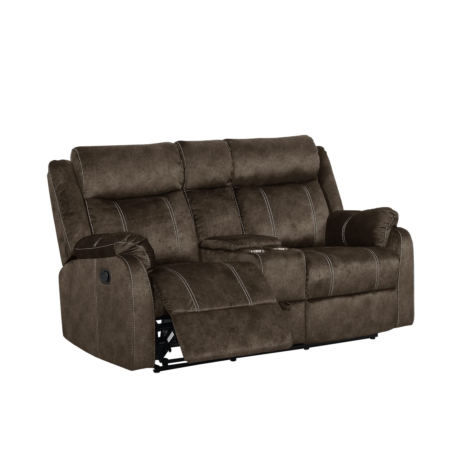 Console Reclining Loveseat W/Drawer