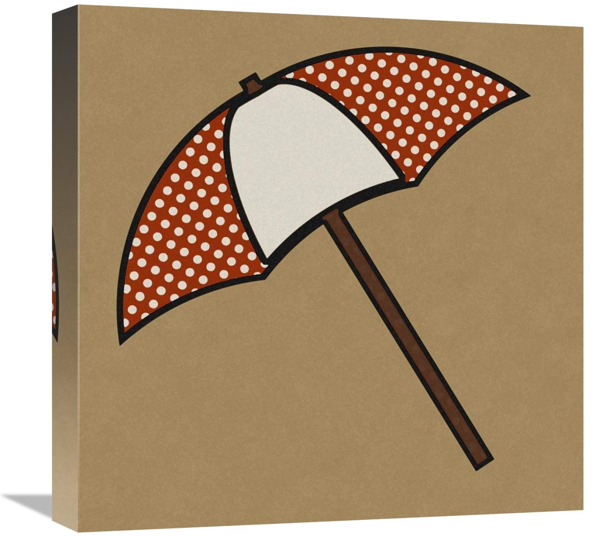 Summer Fun: Umbrella-Canvas Art-18x18”