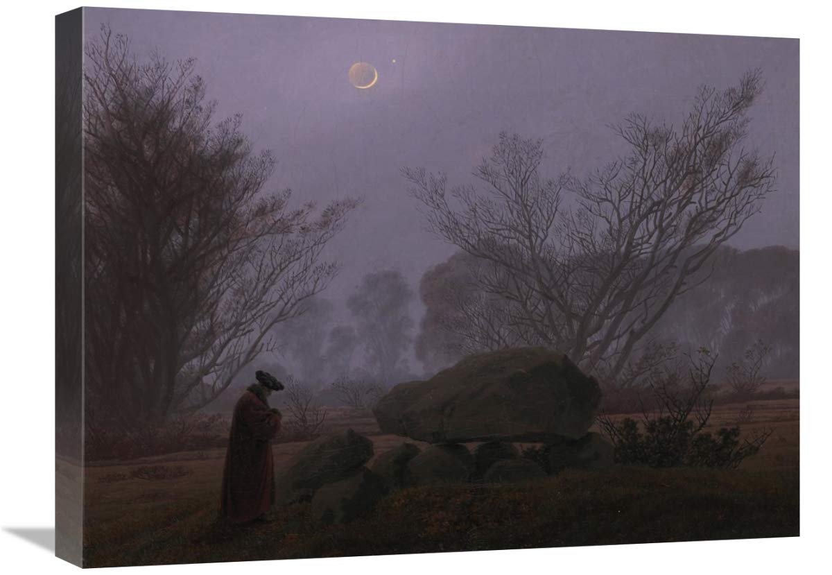 A Walk at Dusk-Canvas Art-24x18”