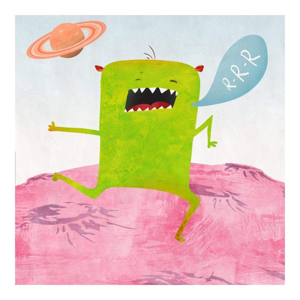 Alien Friend Number 1-Paper Art-20x20”