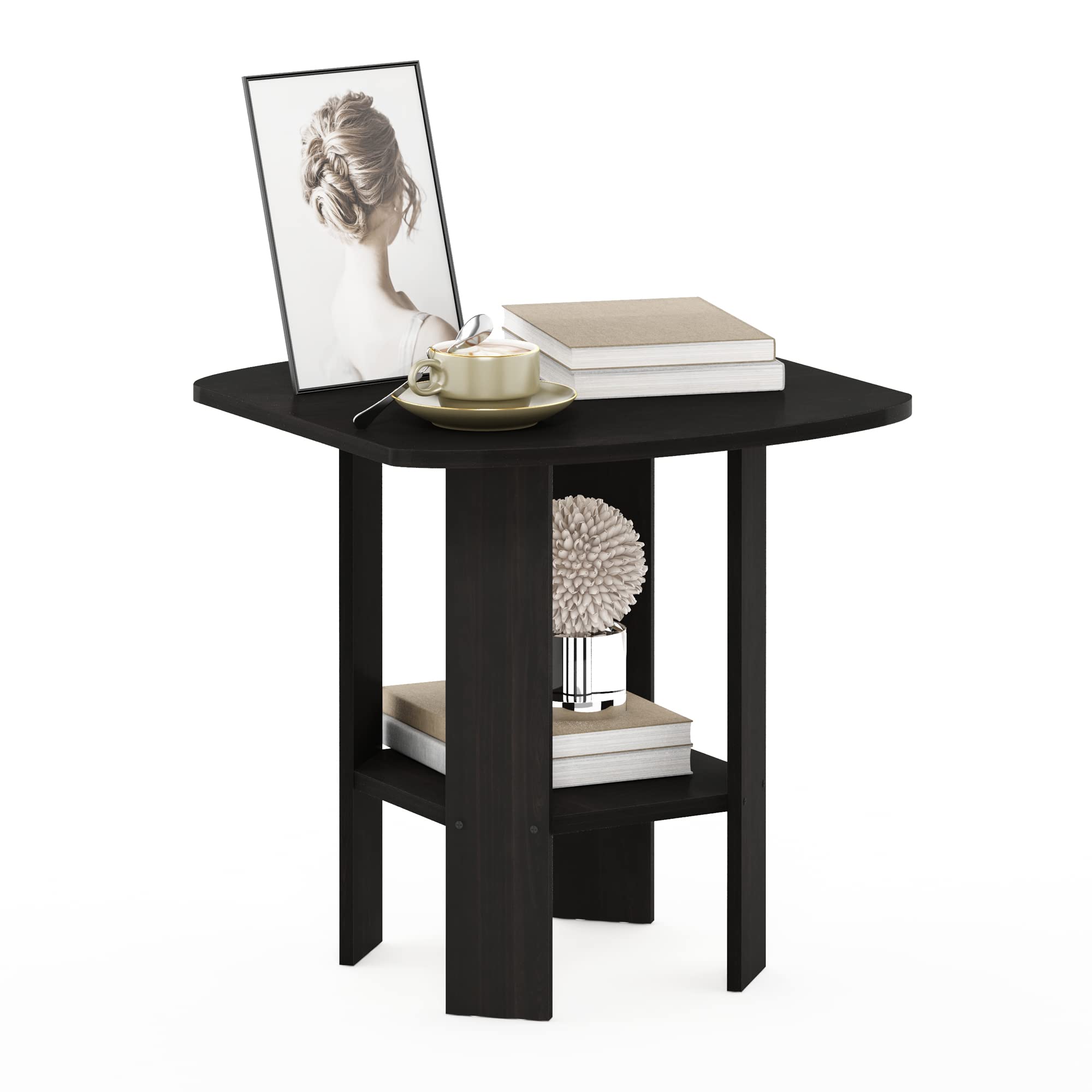 Furinno 11180EX Simple Design End/SideTable, Espresso