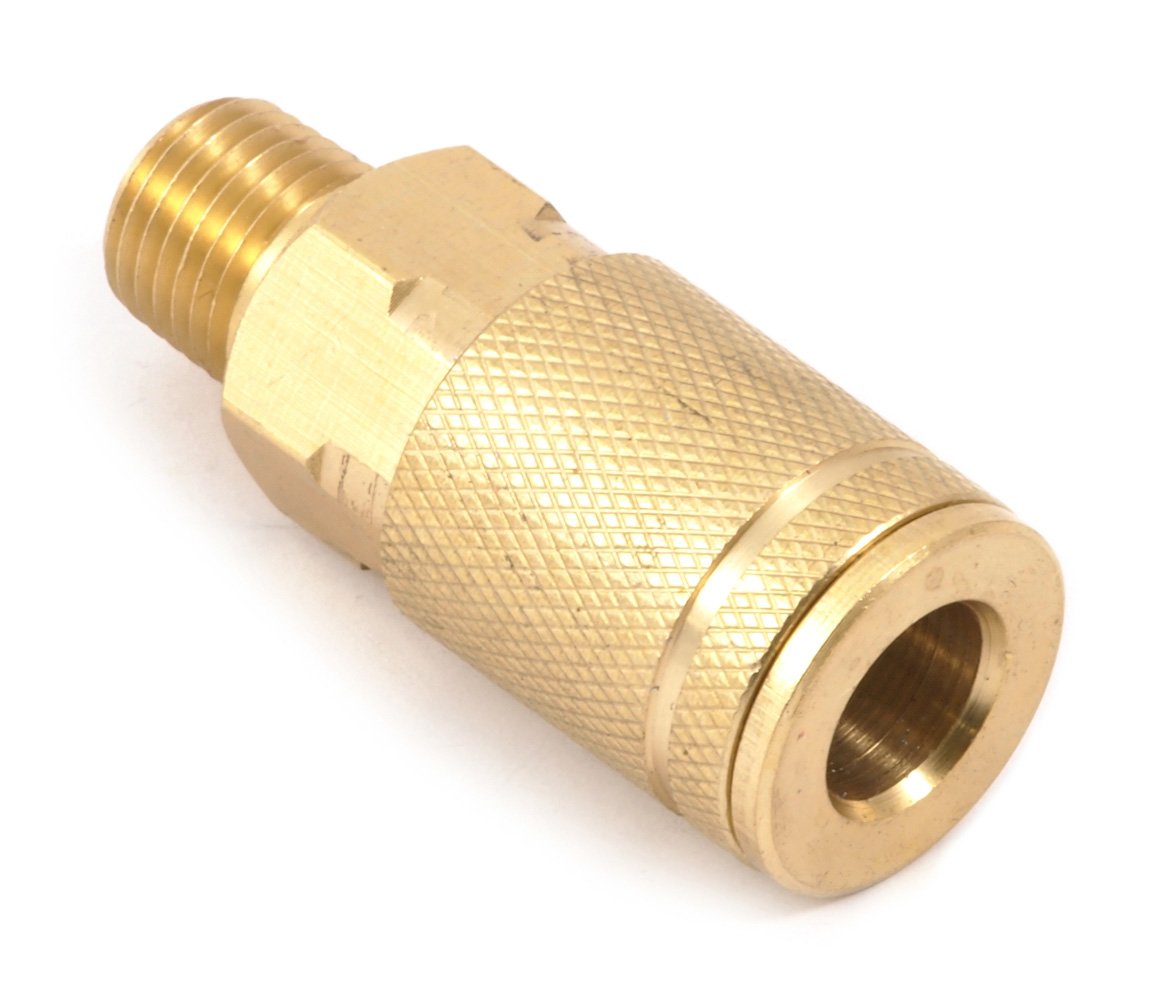 Forney 75309 Air Fitting Coupler Tru-Flate Style 14-Inch-By-14-Inch Male Npt