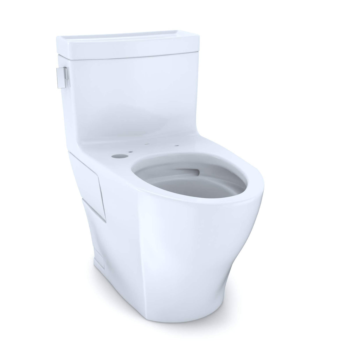 Toto Tcst624Cefgat4001 Legato 1.28 Gpf One Piece Elongated Chair Height Toilet With Tornado Flush Technology - Less Seat Cotton White