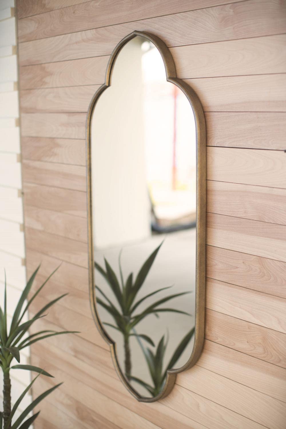 Gold Metal Framed Mirror