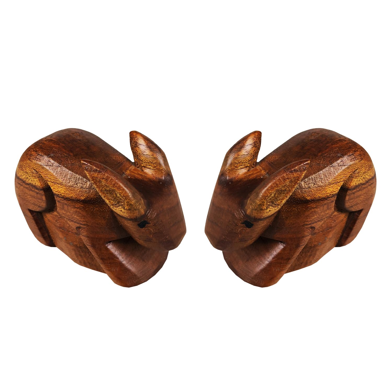 D-ART COLLECTION, INC Rabbit Mini Statue SET 2 pcs