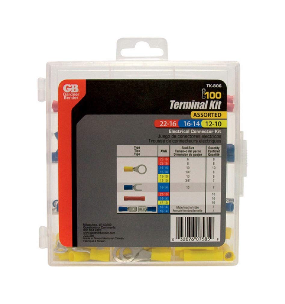 Gb Gardner Bender Tk-806 Terminal Kit 100 Count