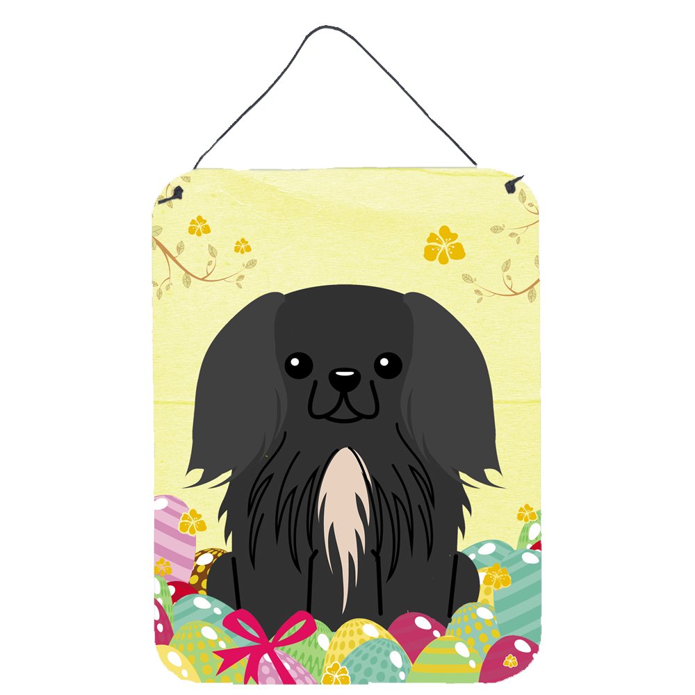 Easter Eggs Design with Dog Wall or Door Hanging Prints