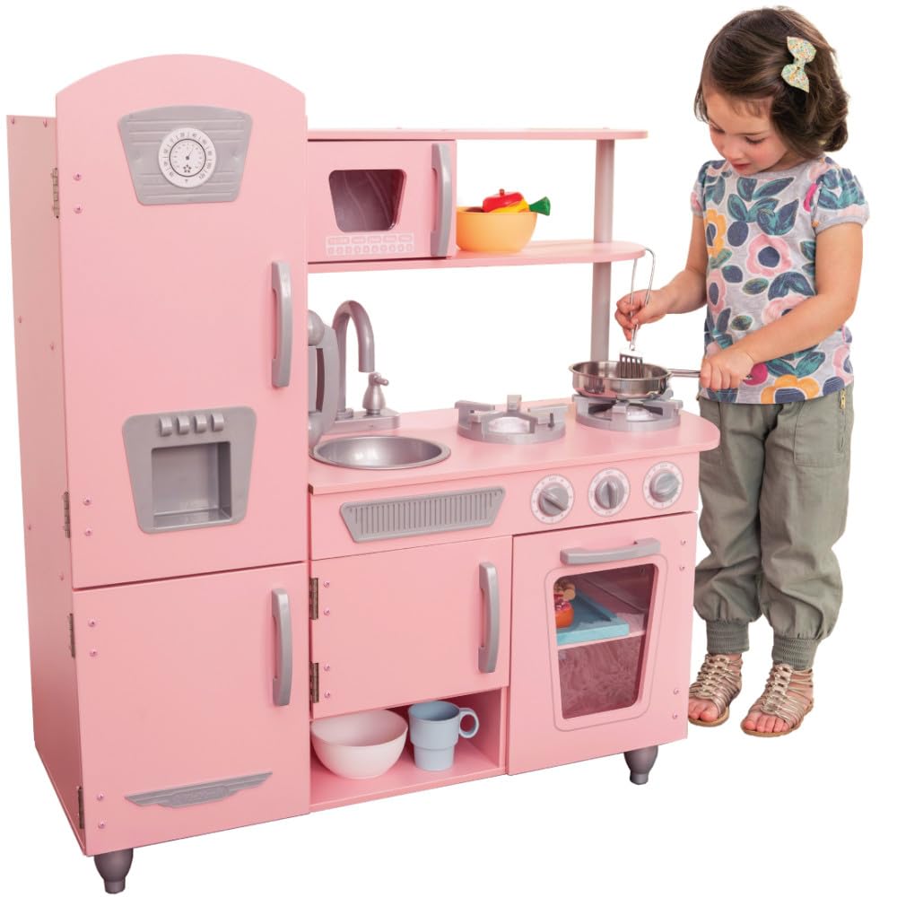 Pink Vintage Kitchen