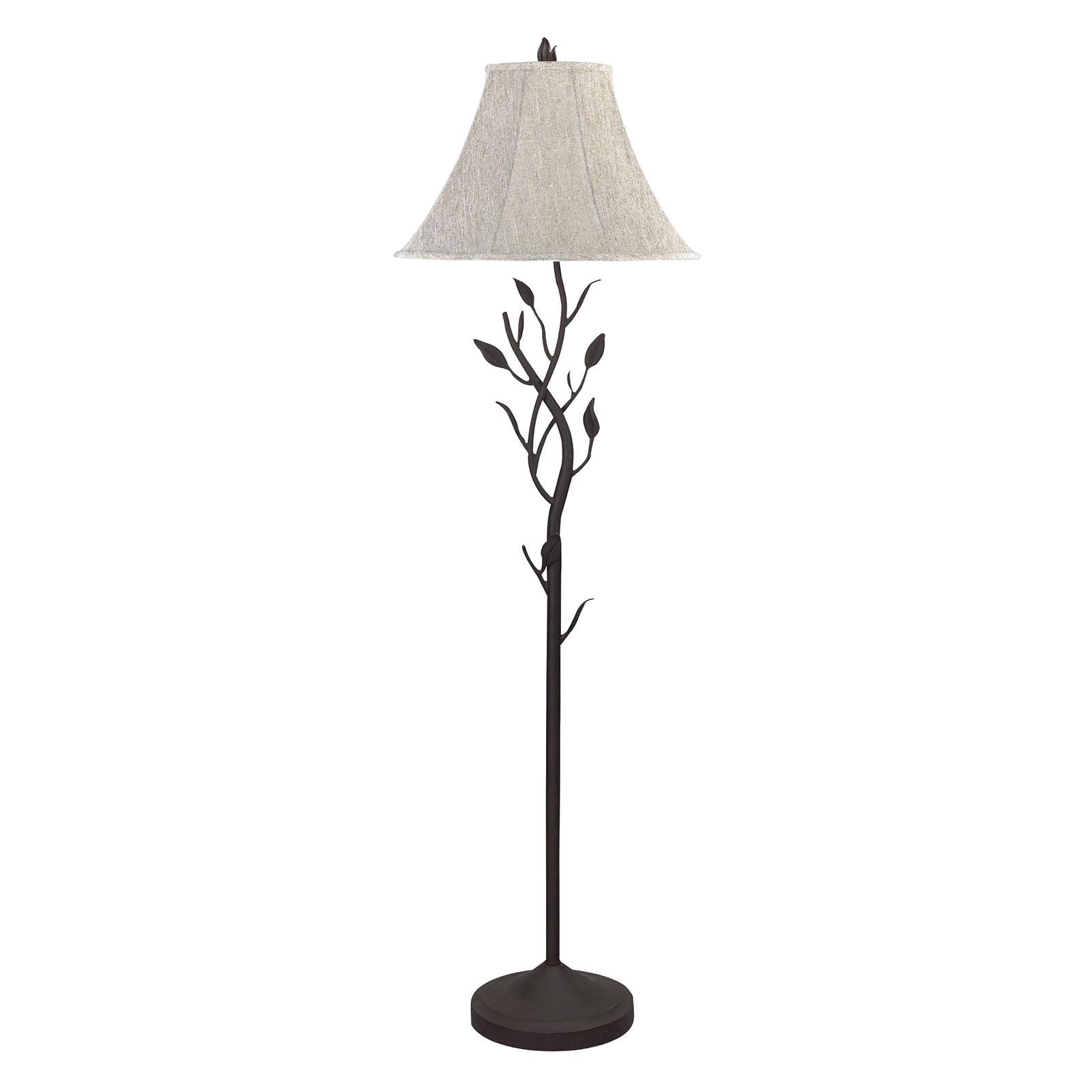 Cal Lighting Bo-769 Leaf, Flower, Fruit One Floor Lamp Lighting Accessories, Matt Black, 64 X35X13.9