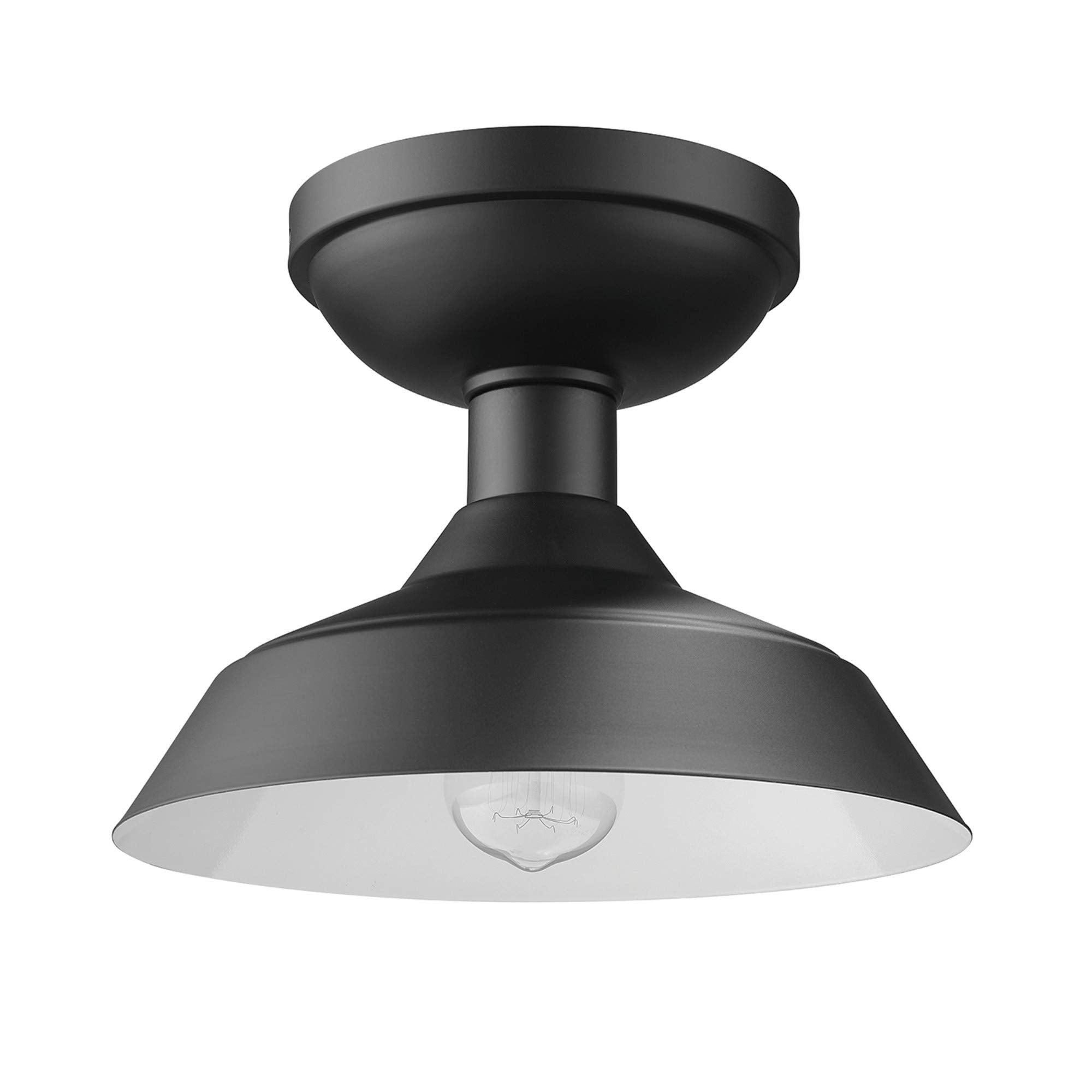 CEILING LIGHT BLACK 8.5(Pack of 1)