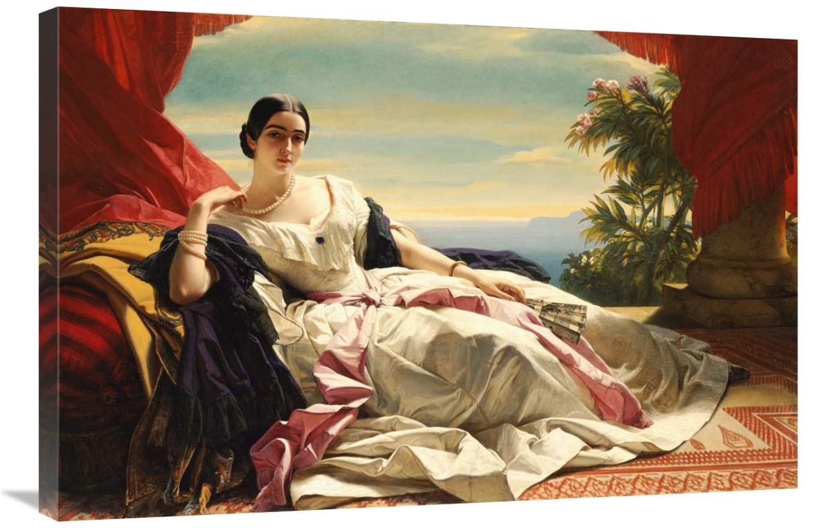 Portrait of Leonilla, Princess of Sayn-Wittgenstein-Sayn-Canvas Art-36x24”