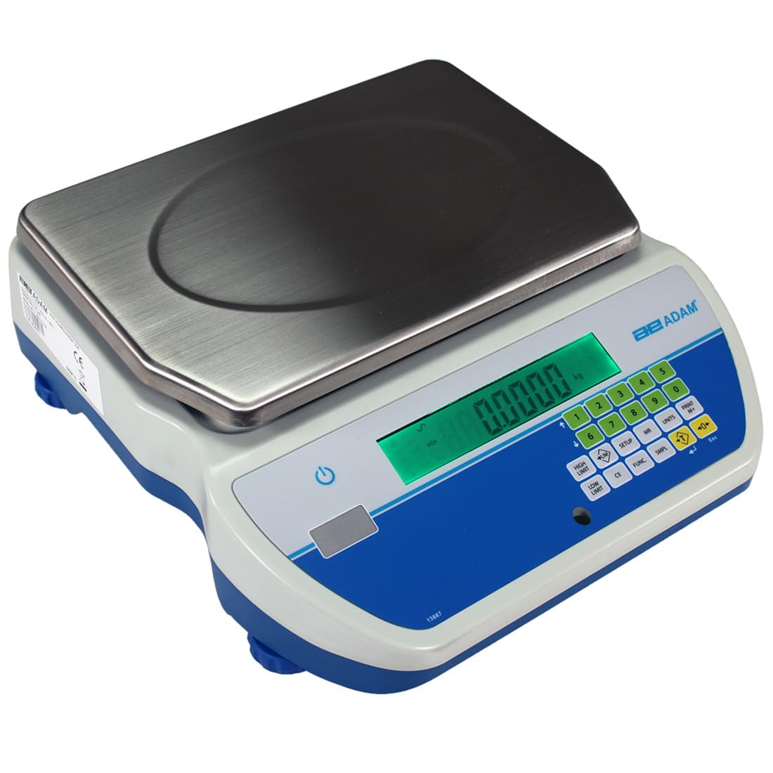 Adam Equipment CKT 8M - Cruiser CKT-M Approved Bench Checkweighing Scales -  Capacity: 18lb / 8kg, Readability: 0.005lb / 0.002kg