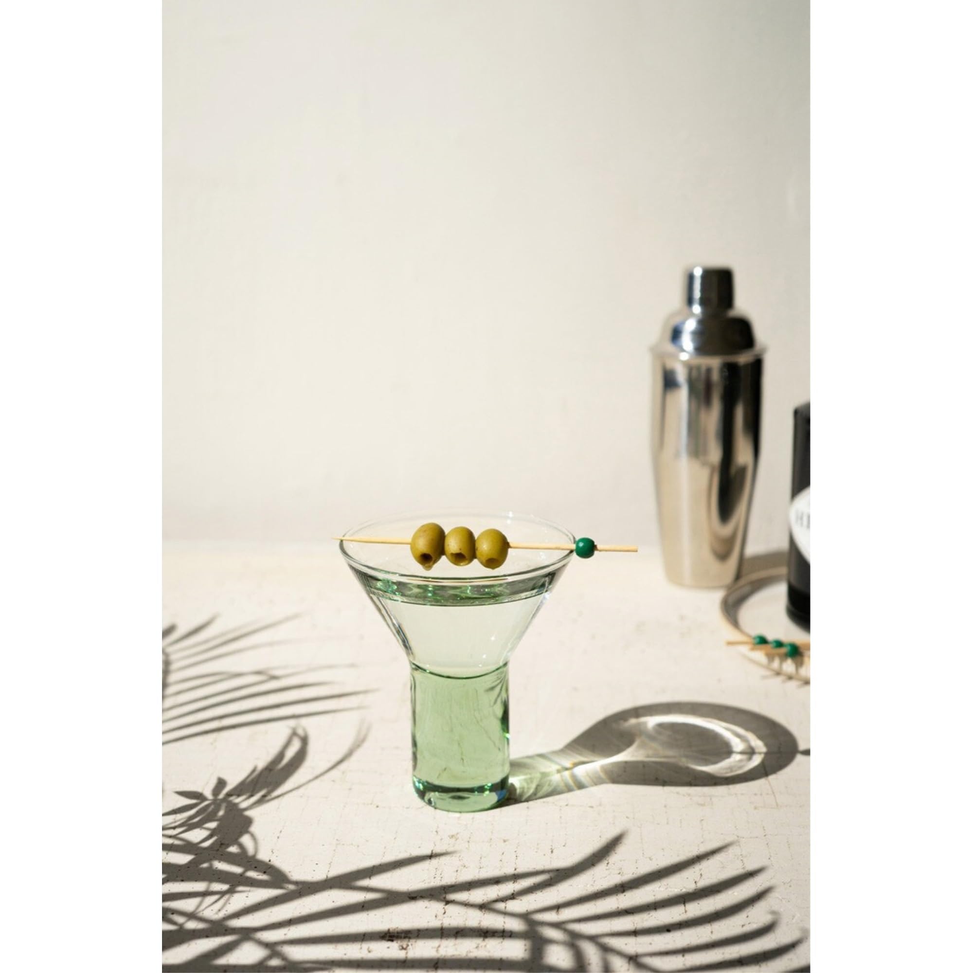 Clear Martini Glass With Solid Base