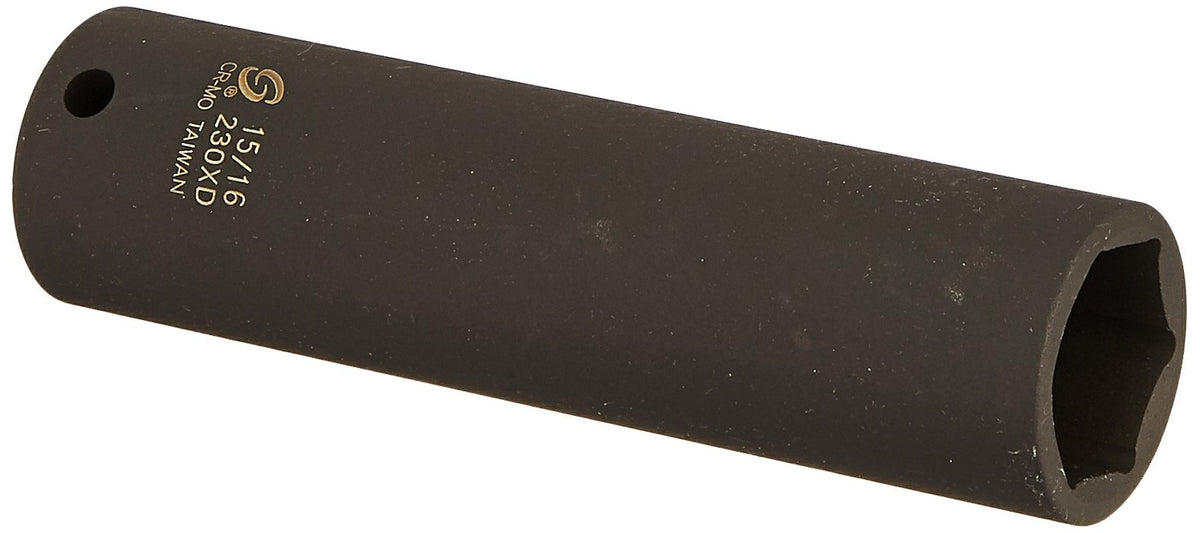 Sunex 230Xd 1/2-Inch Drive 15/16-Inch Extra Deep Impact Socket