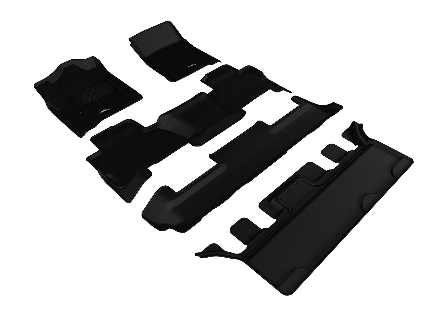 3D MAXpider CHEVROLET TAHOE WITH 7-SEAT 2015-2020 KAGU BLACK R1 R2 R3