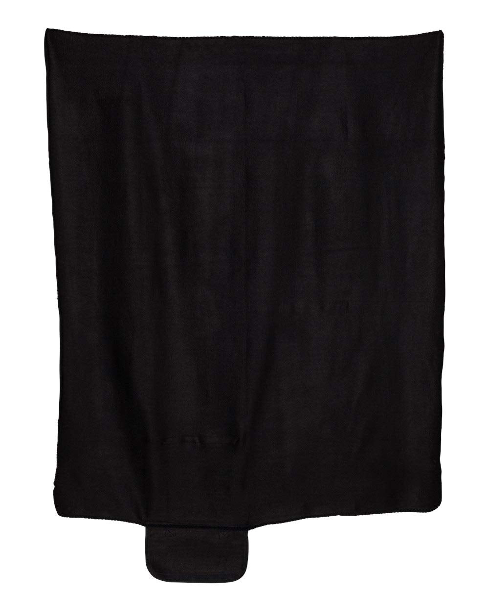 Alpine Fleece Roll Up Blanket - Black, One Size