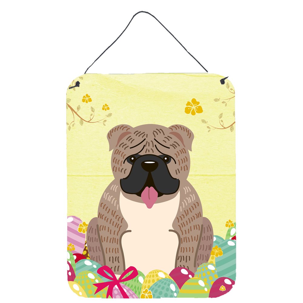 Easter Eggs Design with Dog Wall or Door Hanging Prints